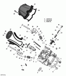 01-   , Front - 650 Efi (01- Cylinder Head, Front - 650 Efi)