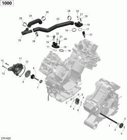 01-   - 1000r Efi (01- Engine Cooling - 1000r Efi)