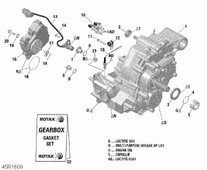 01-  Box   - 1000r Efi (01- Gear Box Assy - 1000r Efi)