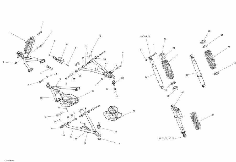 ATV BRP ����������� Outlander - Outlander MAX, 2016 - Front Suspension All Models