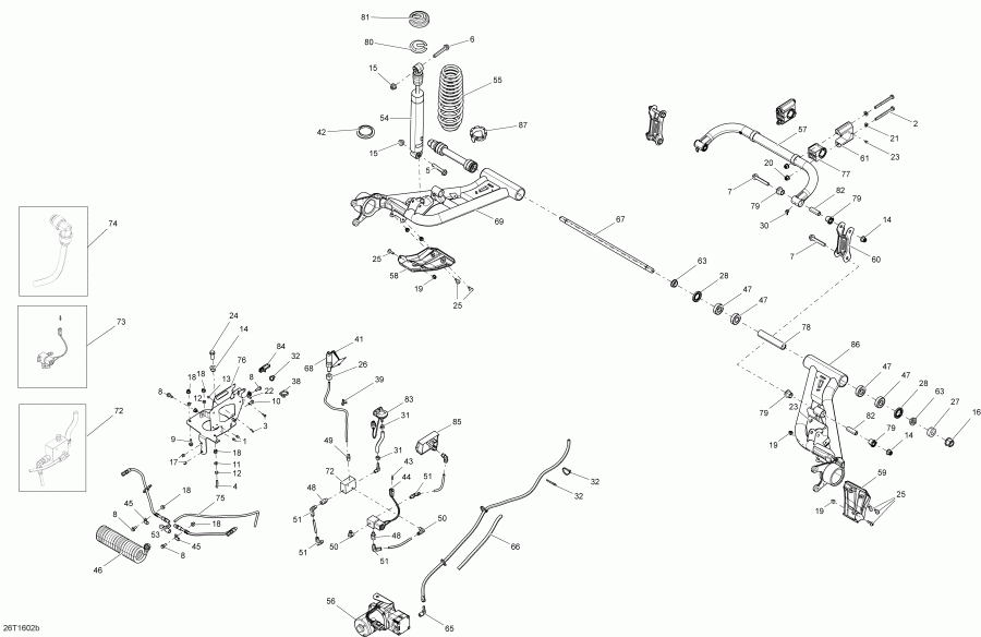 ����������  Outlander - Outlander MAX, 2016 ������ - Rear Suspension Package Ltd