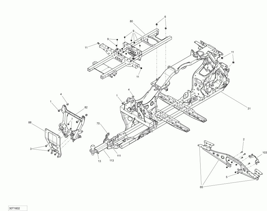  Bombardier Outlander - Outlander MAX, 2016  - Frame All Models