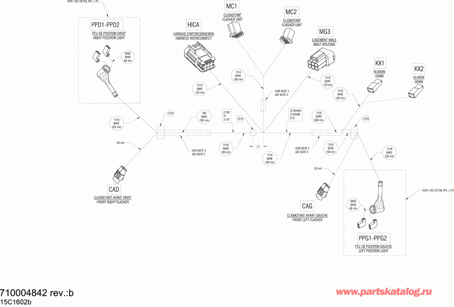 ������������  ������ Outlander - Outlander MAX, 2016 - Electrical Harness Assembly Europe