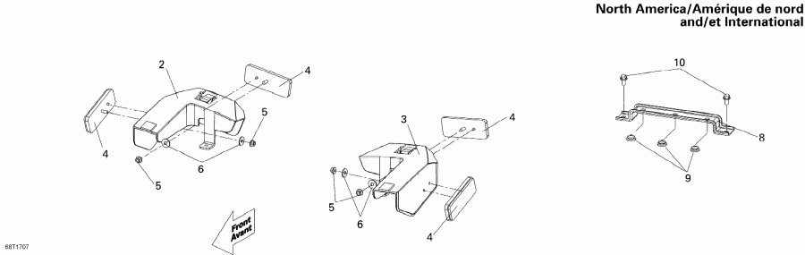 ATV - Rear Reflectors North America, International