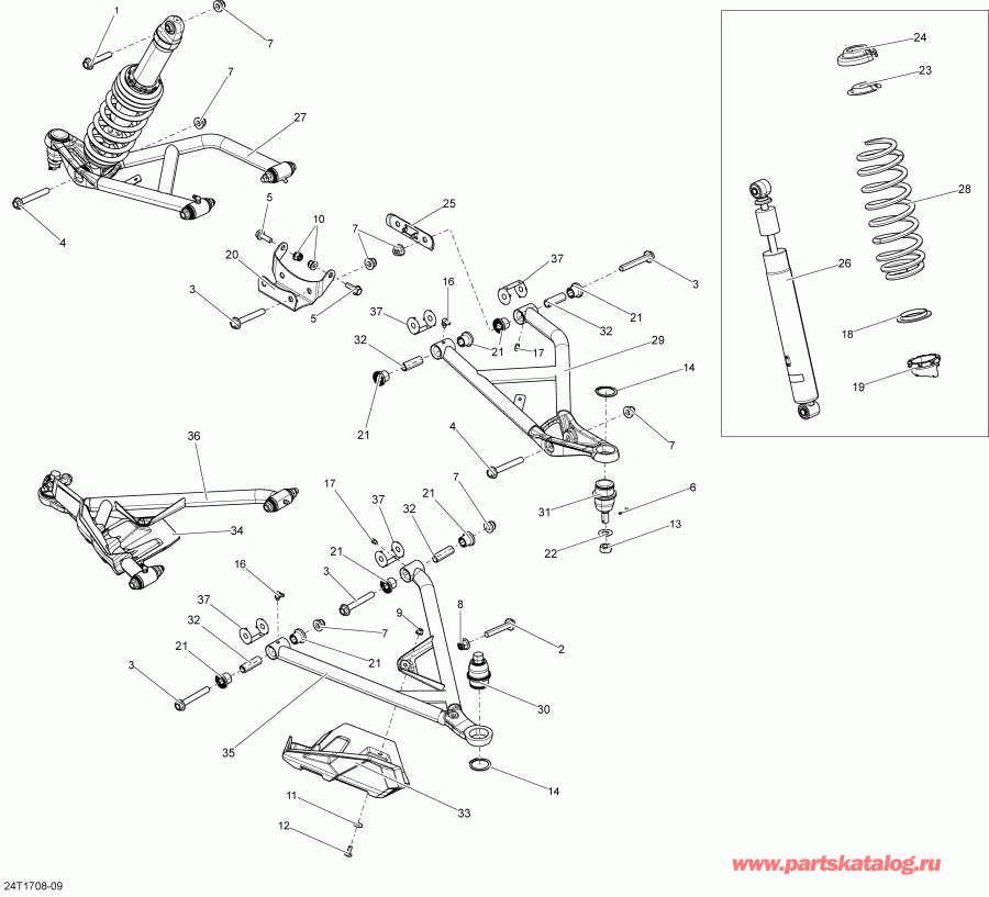 Outlander 6X6 - 650 EFI, 2017  -  