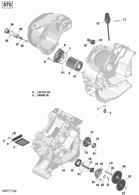 ������������ BRP ������ Outlander - Outlander MAX 450-570, 2017 - ������ ��������� 570 Efi