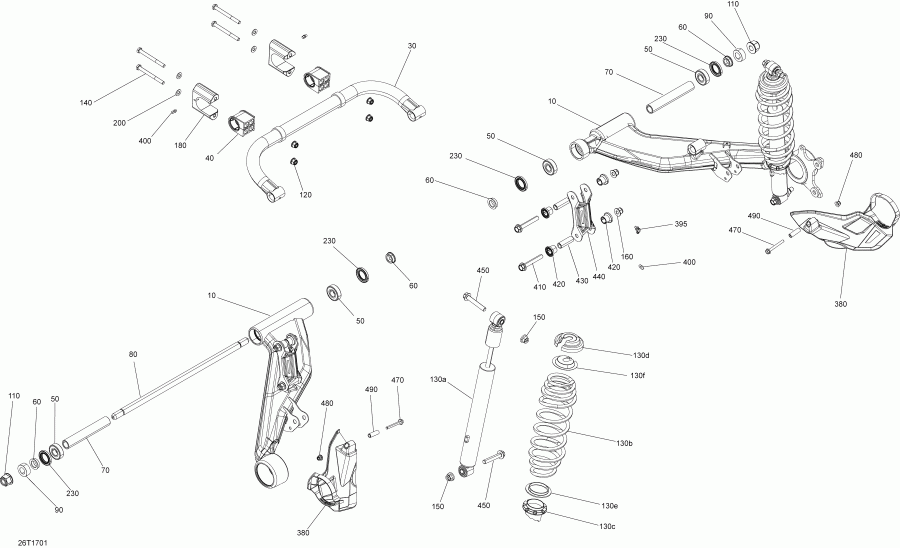   Outlander - Outlander MAX 450-570, 2017 - Rear Suspension All Models