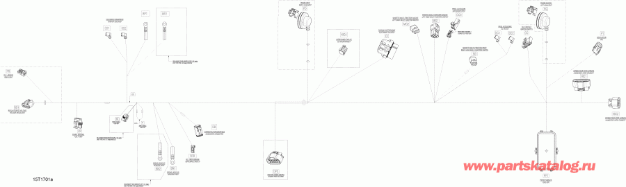 ATV  Outlander - Outlander MAX 450-570, 2017 ������ - Electrical Harness 710004898 Dps