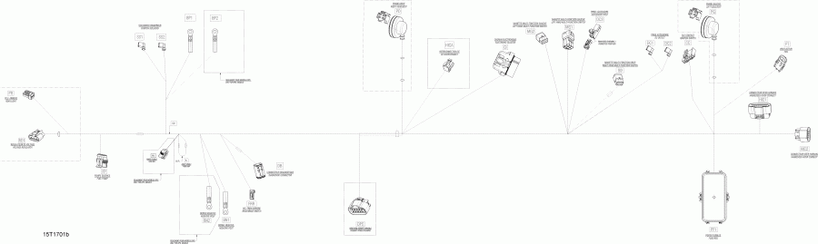 ATV  ����������� Outlander - Outlander MAX 450-570, 2017 - Electrical Harness 710004957 Except Dps