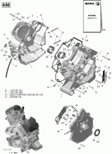 01-   - 650 Efi (01- Crankcase - 650 Efi)