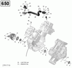 01-   - 650 Efi (01- Engine Cooling - 650 Efi)