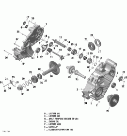 01-  Box Output  - Gbps - Xmr 1000r Efi (01- Gear Box Output Shaft - Gbps - Xmr 1000r Efi)
