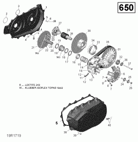 05-  - 650 Efi (05- Transmission - 650 Efi)