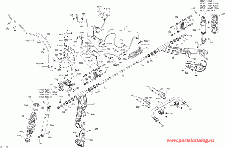 ATV  Outlander - Outlander MAX 570 PRO-650-850-1000, 2017  -   All Models