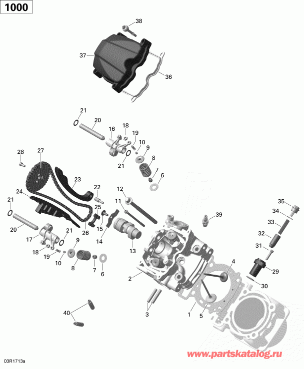 ���������� BRP Renegade, 2017 ������ - ������� ����� ��������, Front 1000r Efi