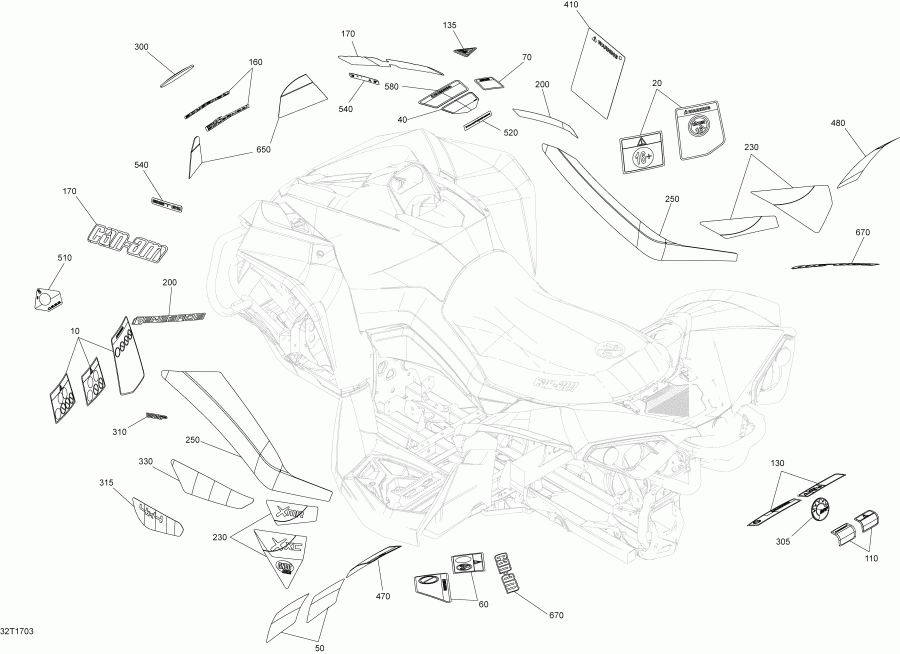 Renegade, 2017 ������ - Decals All Models