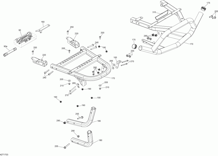 ATV BRP - Rear Cargo Box All Models