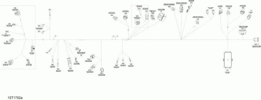 ������������  Renegade, 2017 ������ - Electrical Harness Main 710005005 Europe