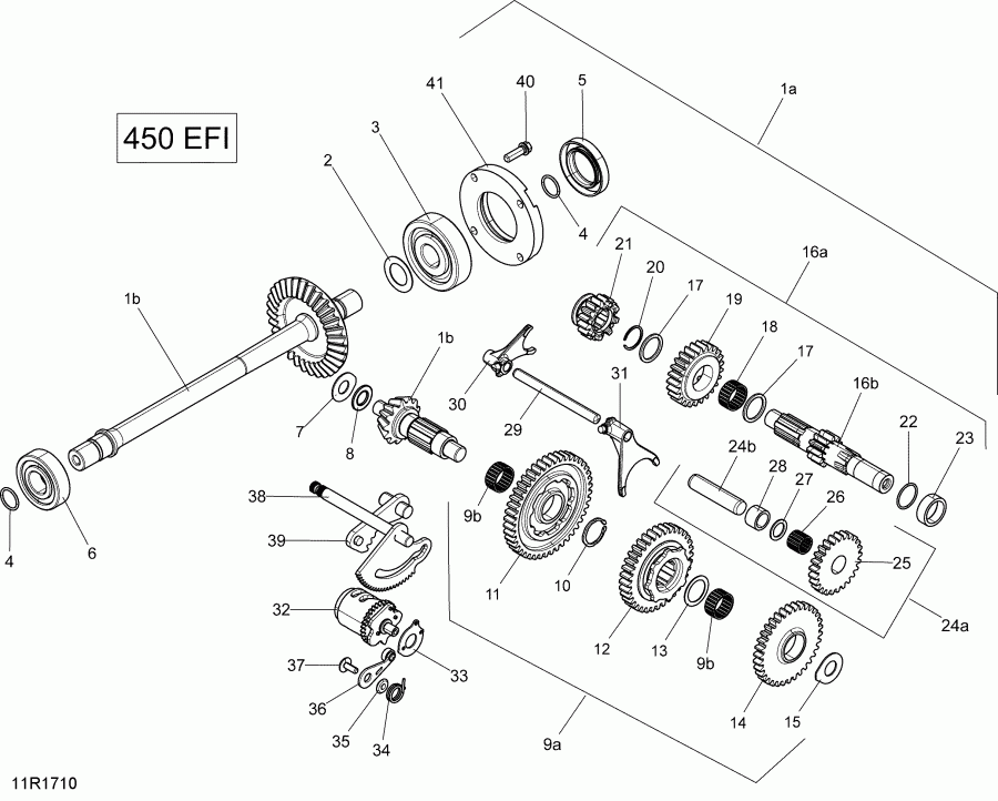 BRP Outlander 450 EFI, 2018 - �������� ������������� 450 Efi