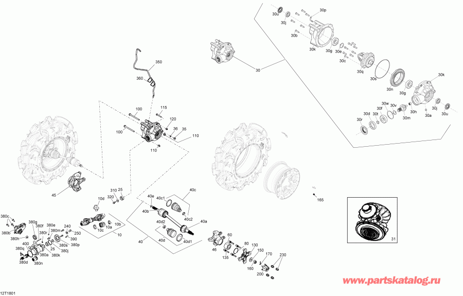 Outlander 450 EFI, 2018 ������ - Front Drive, Outlander 450
