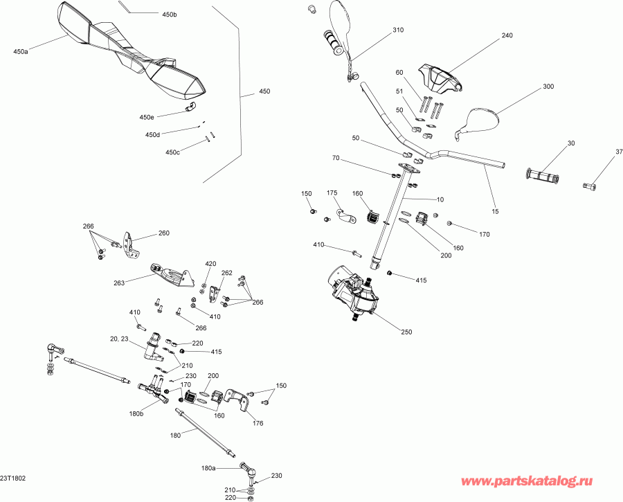 ATV BRP ������ Outlander 450 EFI, 2018 - ������� ������� Outlander 450-570 Except Std