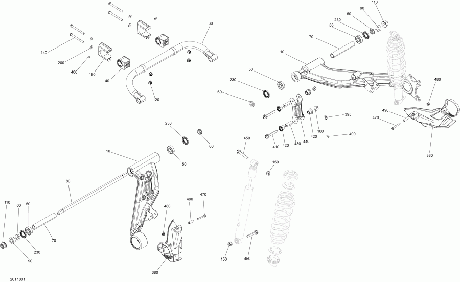  - Rear Suspension Outlander 450-570