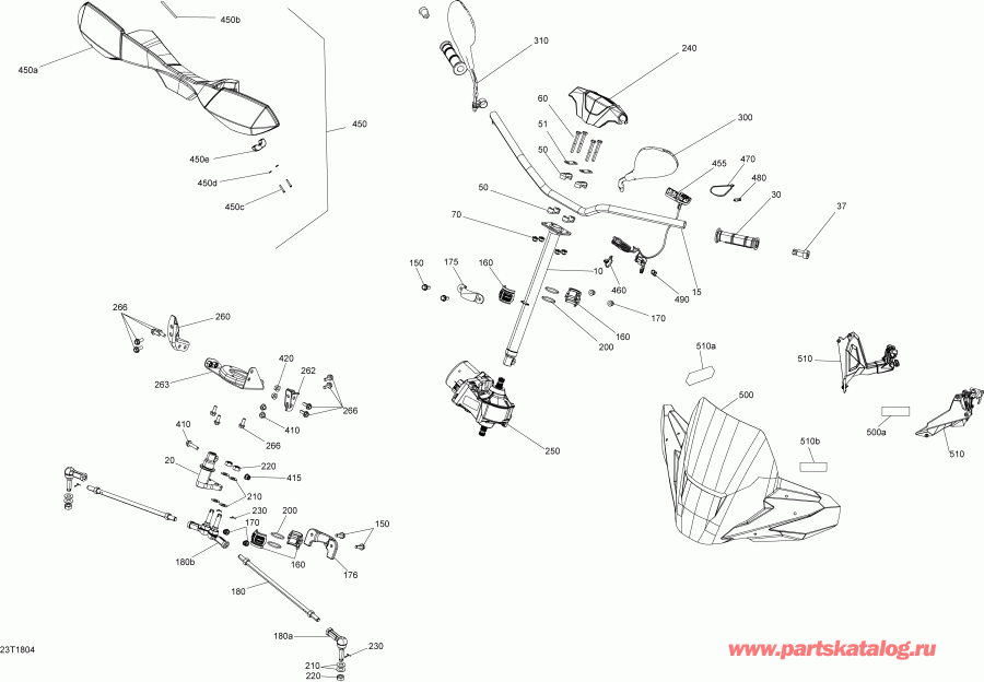 ATV  Outlander 570 EFI T3 including old EU Regulation - Built before Nov 2017, MY 2018 - ������� ������� G2 Outlander Package Dps, Pro, Xt, North Edition