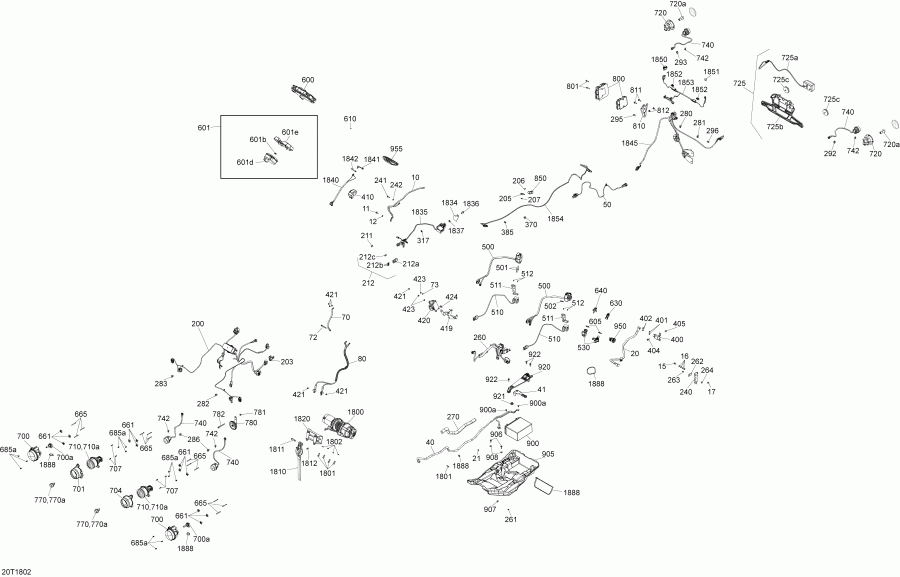 ������������  Outlander 570 EFI T3 including old EU Regulation - Built before Nov 2017, MY 2018 ������ - Electrical System G2 All Package Except Xxc