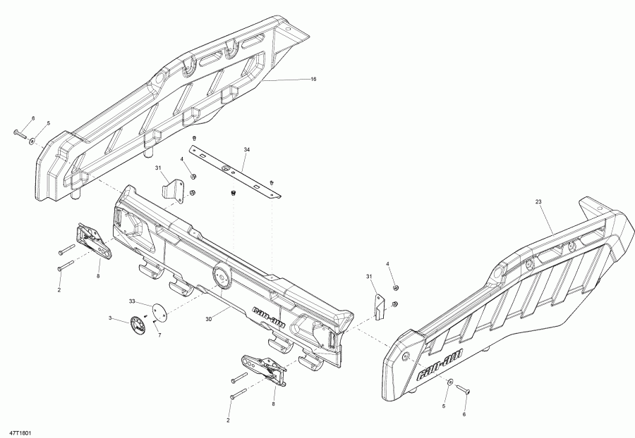 ���������� BRP Outlander 6X6 T3 650 EFI, 2018 - Options