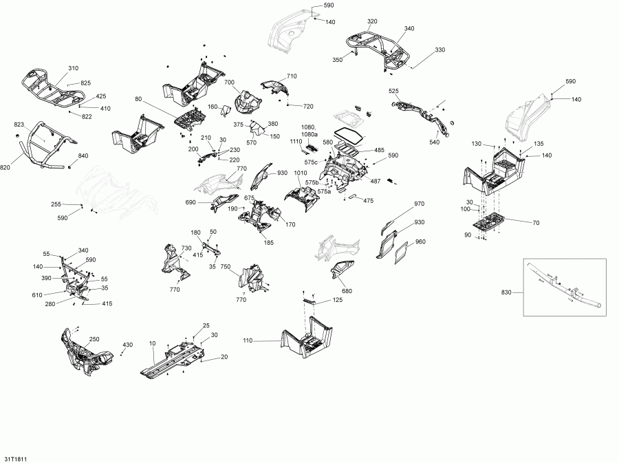 ����������  ������ Outlander T3 570 EFI, 2018 - ������ � ����������