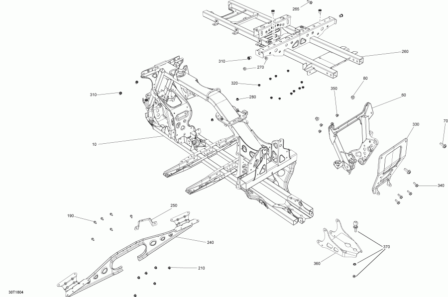 ����������  Outlander T3 570 EFI, 2018 - Frame