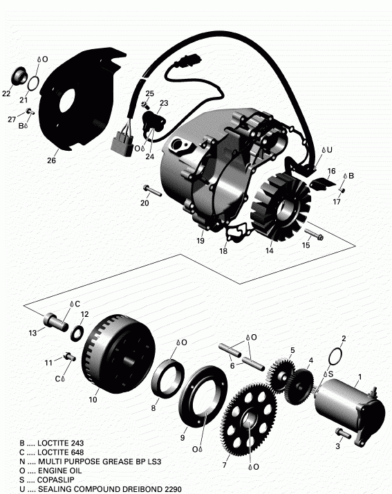  - Magneto And Electric Starter