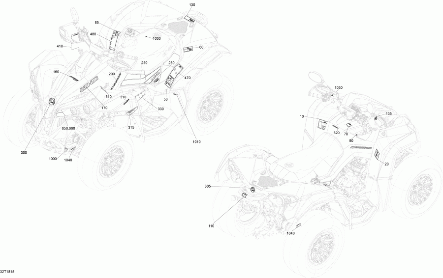 ������������ Bombardier ����������� Renegade T3 650 EFI, 2018 - �������� Renagade