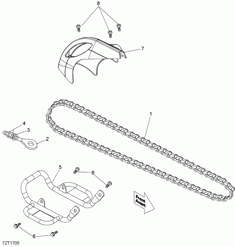 ATV   DS 90, 2018 - Chain