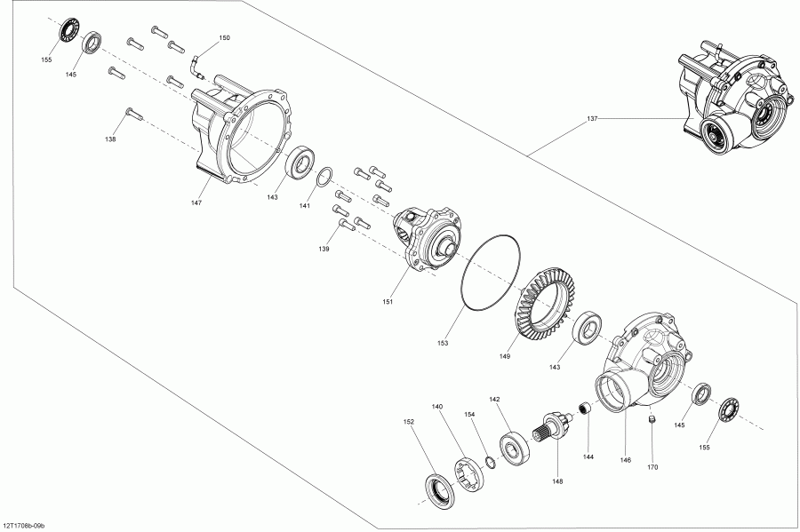 ATV BRP - Drive System, Front Differential