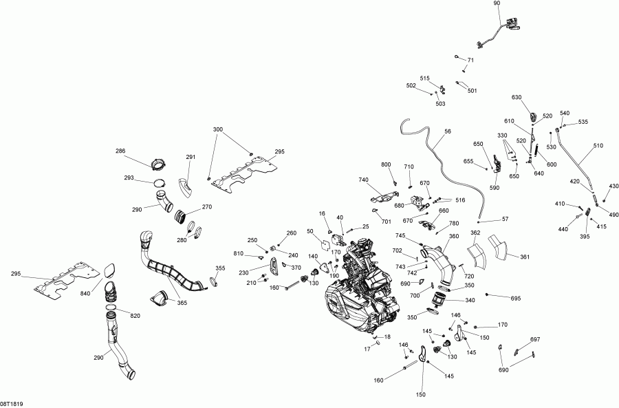 ����������  Outlander 6X6 T3 1000 EFI, 2018 - ���������