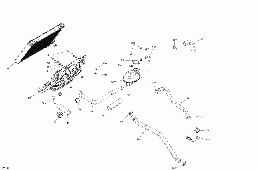 ����������� Outlander T3 570 EFI, 2018 (3FJD) - Cooling
