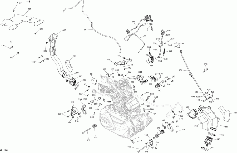 ������������  Renegade 850 EFI, 2018 ������ - ��������� Renagade 850