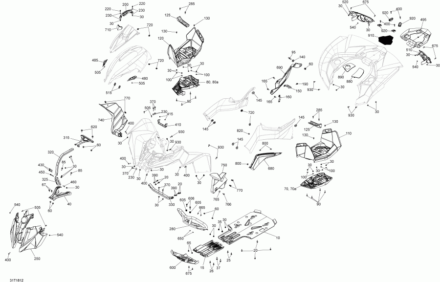 ����������  Renegade T3 1000 EFI, 2018 ������ - ������ � ����������