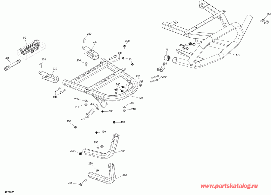 Renegade T3 1000 EFI, 2018 ������ - Cargo