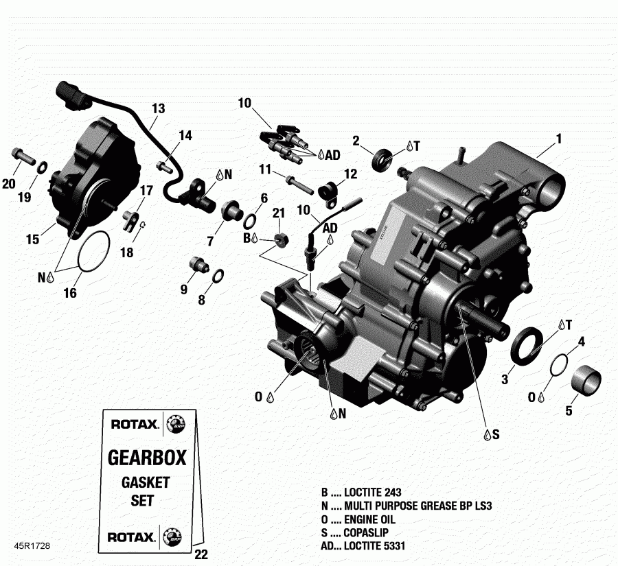 ATV   Outlander 570 EFI, 2018 - Gear Box Assy 570 Efi