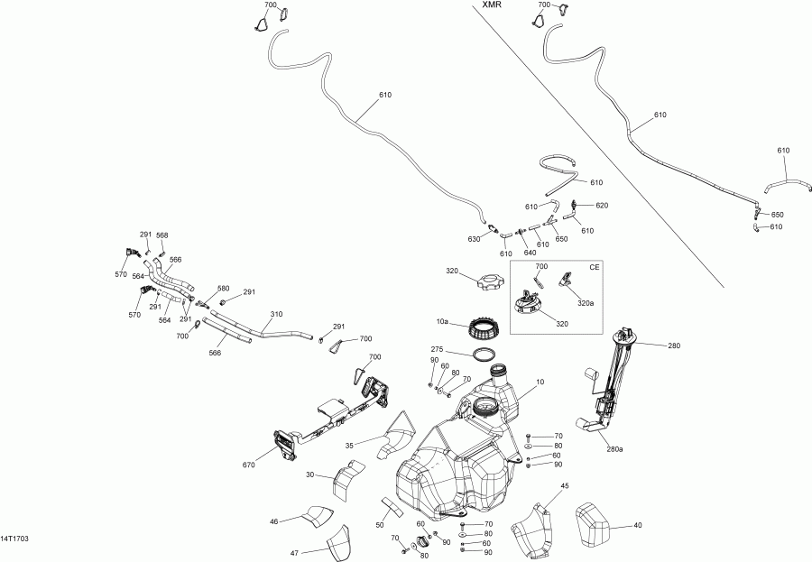 ������������ BRP - Fuel Renegade Outlander 570 650 850 1000