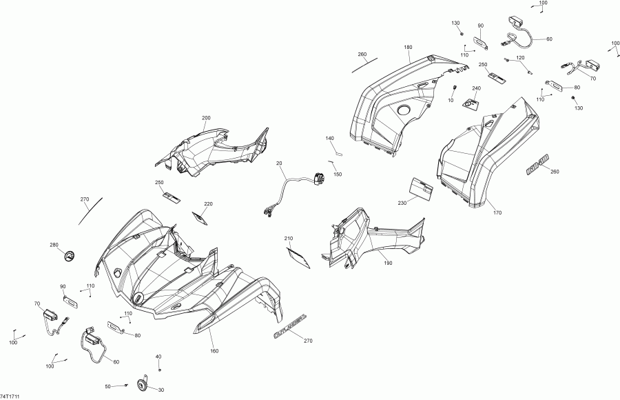 Outlander 570 EFI, 2018  -  Police Package