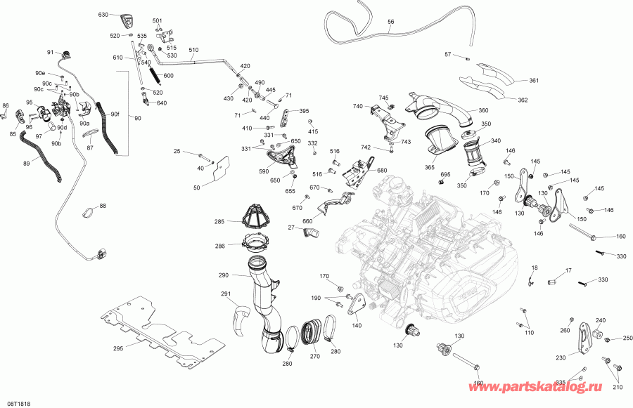   Outlander T3 650 EFI, 2018 - 