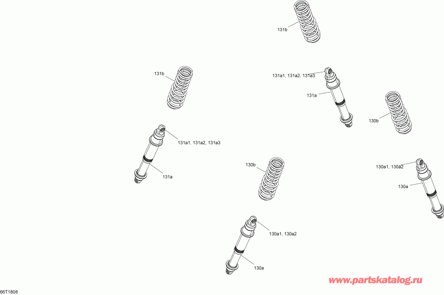  BRP Renegade 1000R EFI, 2018 - Shocks Renegade Std