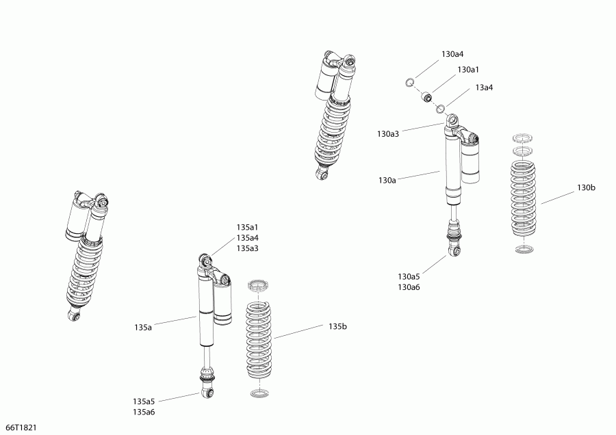 ATV BRP  Renegade 1000R EFI, 2018 - Shocks Renegade Xxc