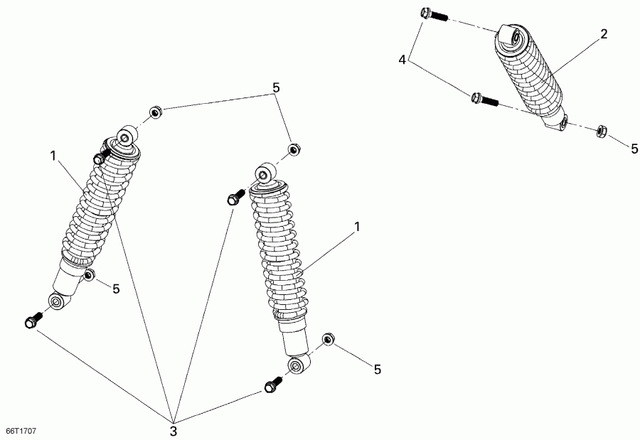   DS 250, 2018 - Shocks