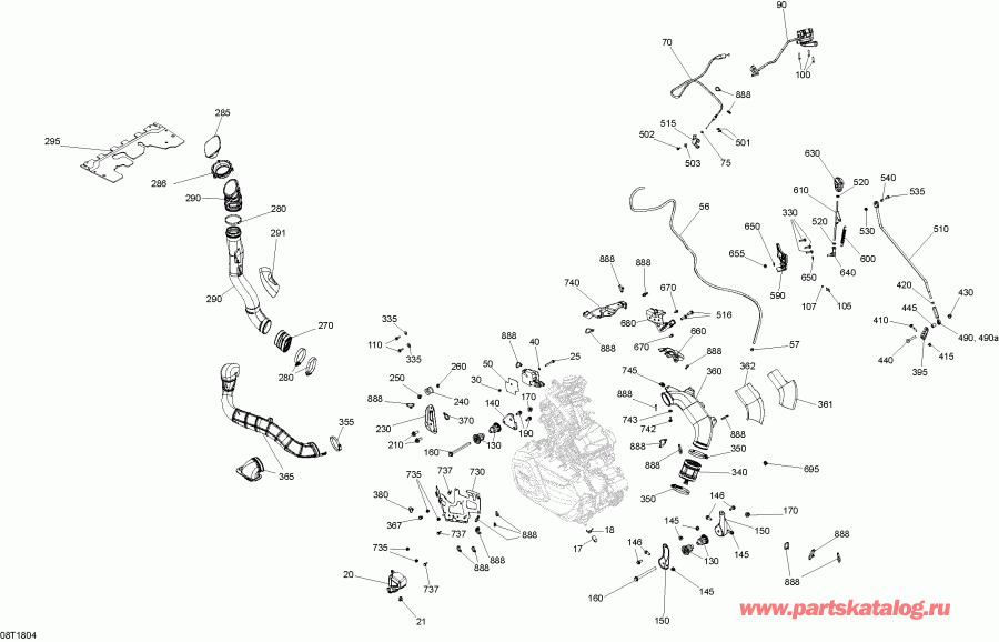 Outlander 1000R EFI, MY2018  -  Outlander 1000r Efi Except Xmr
