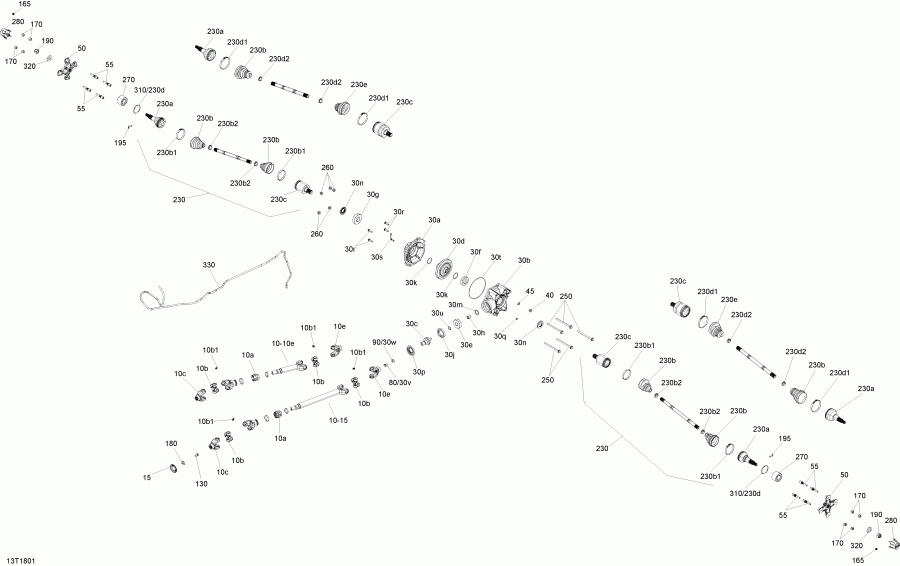 ATV - Rear Drive Outlander 450-570