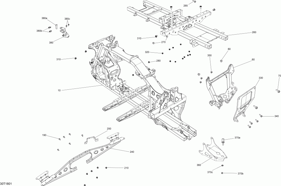 BRP  Outlander MAX 570 EFI, 2018 - Frame Outlander 450-570